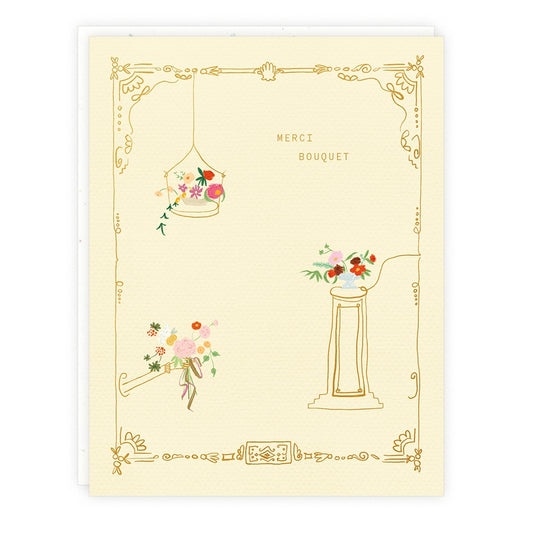Merci Bouquet Card