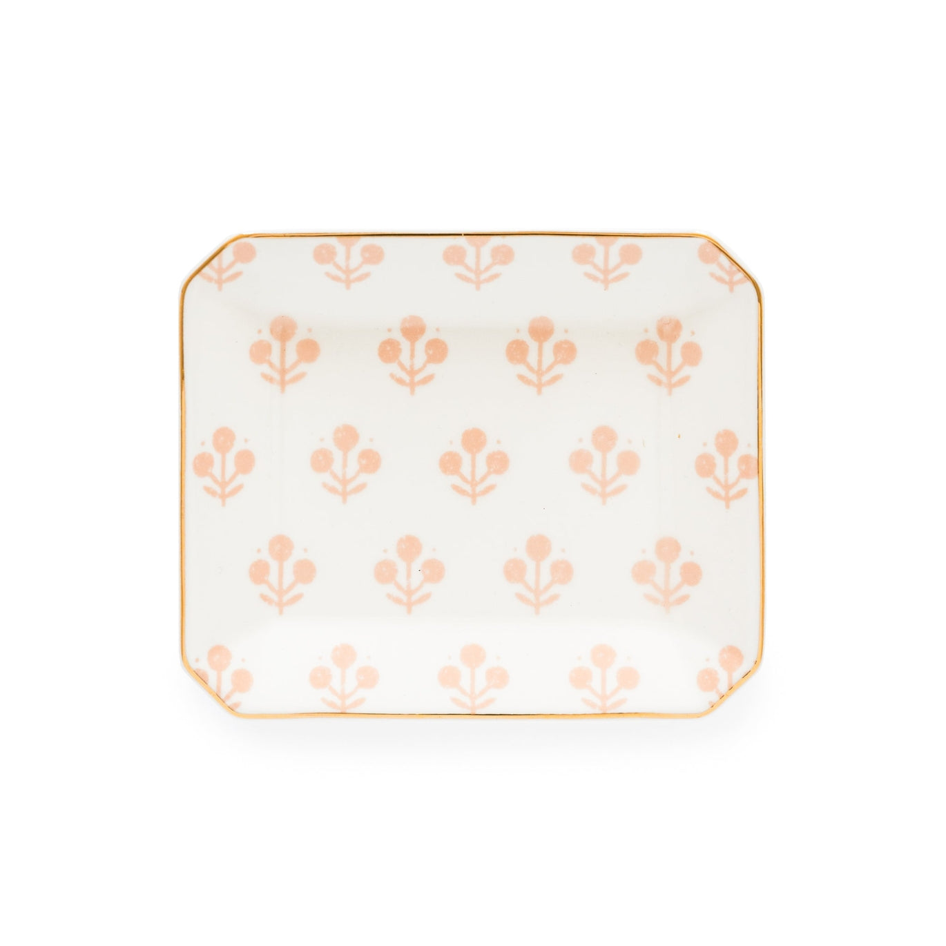Rose Floral Trinket Tray