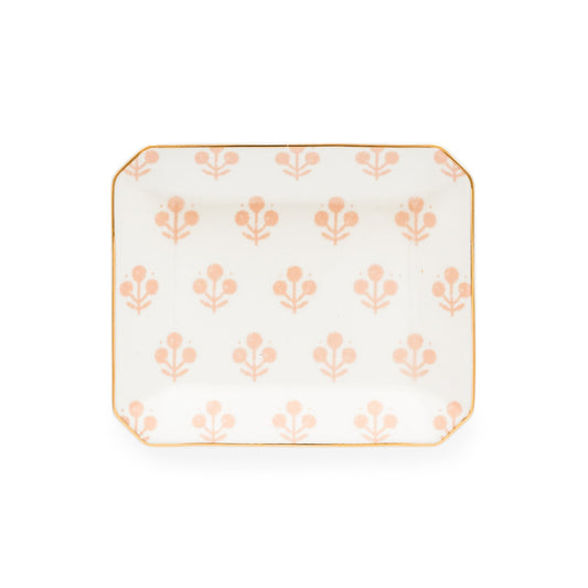 Rose Floral Trinket Tray