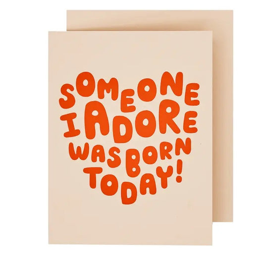 Adore Birthday Card