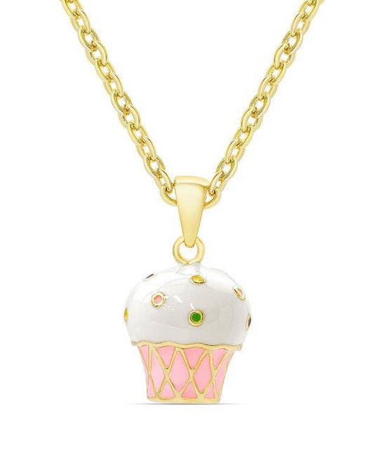 Cupcake Pendant Necklace