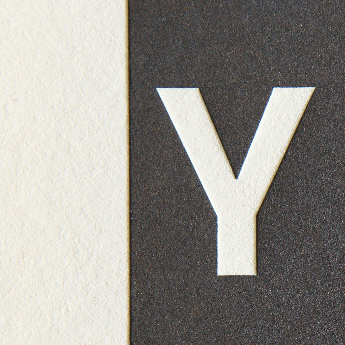 Yay Pennant Black Greeting Card