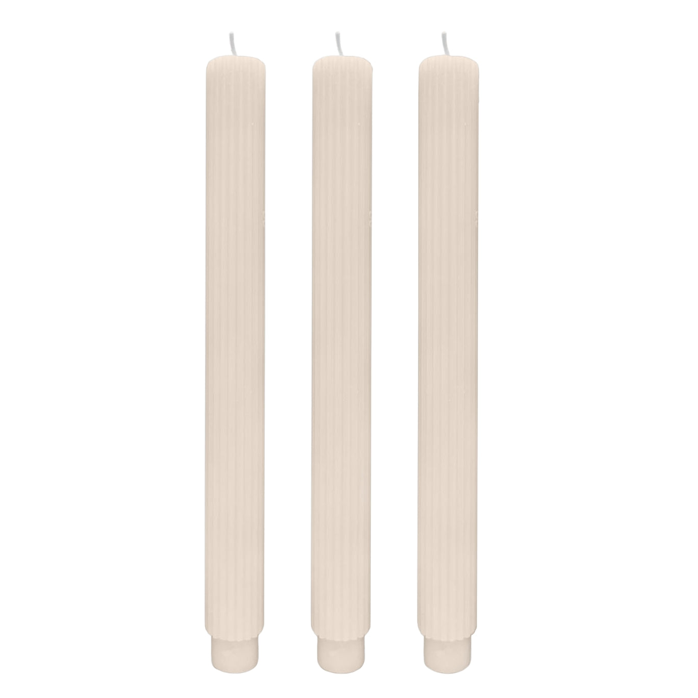 Fluted Taper Candles
