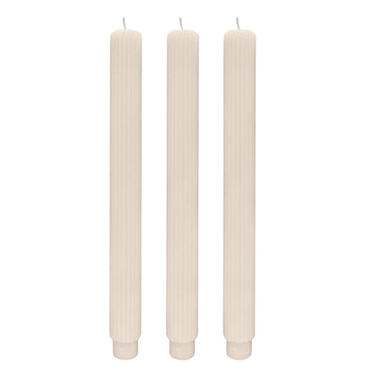 Fluted Taper Candles