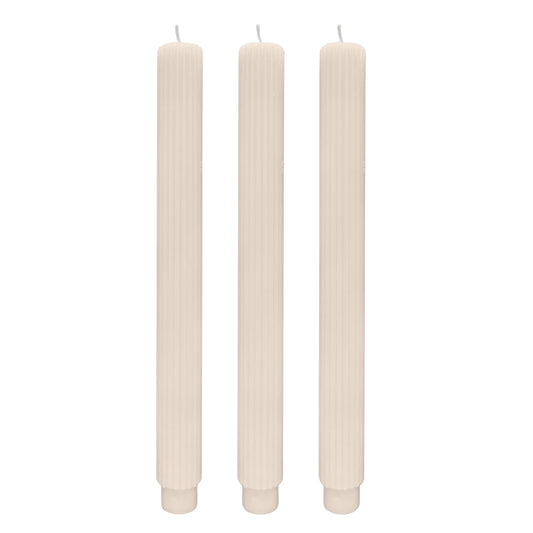 Fluted Taper Candles