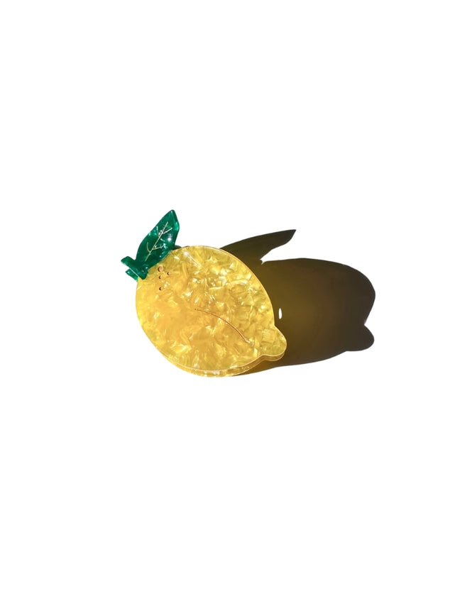 Hand-Painted Lemon Clip