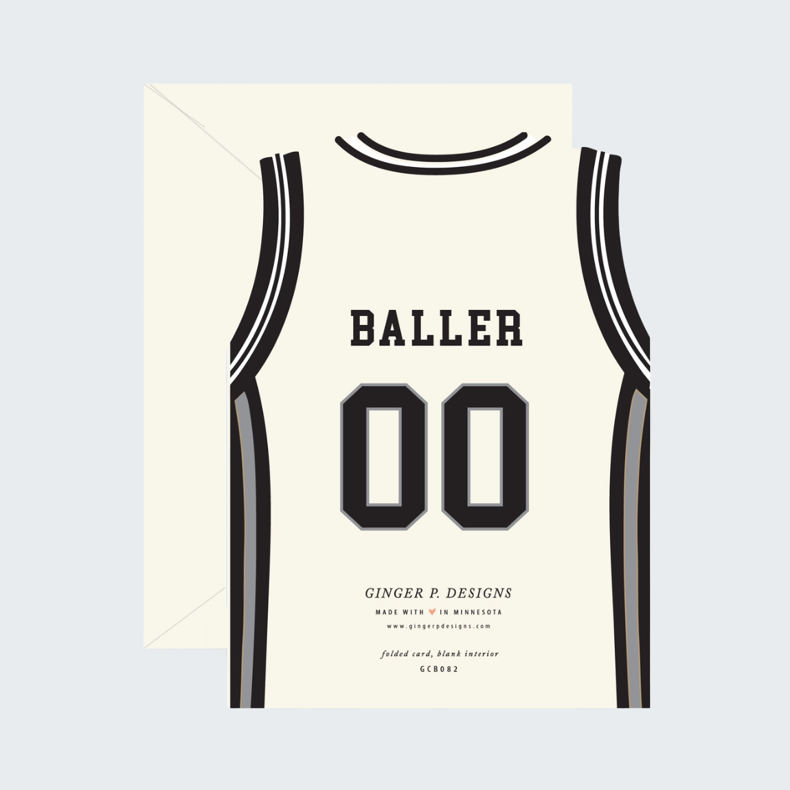All-Star Basketball Jersey Birthday Card
