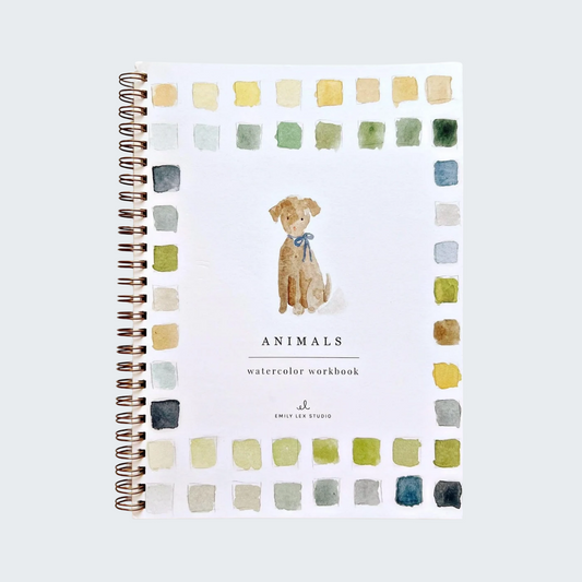 Animals Watercolor Workbook