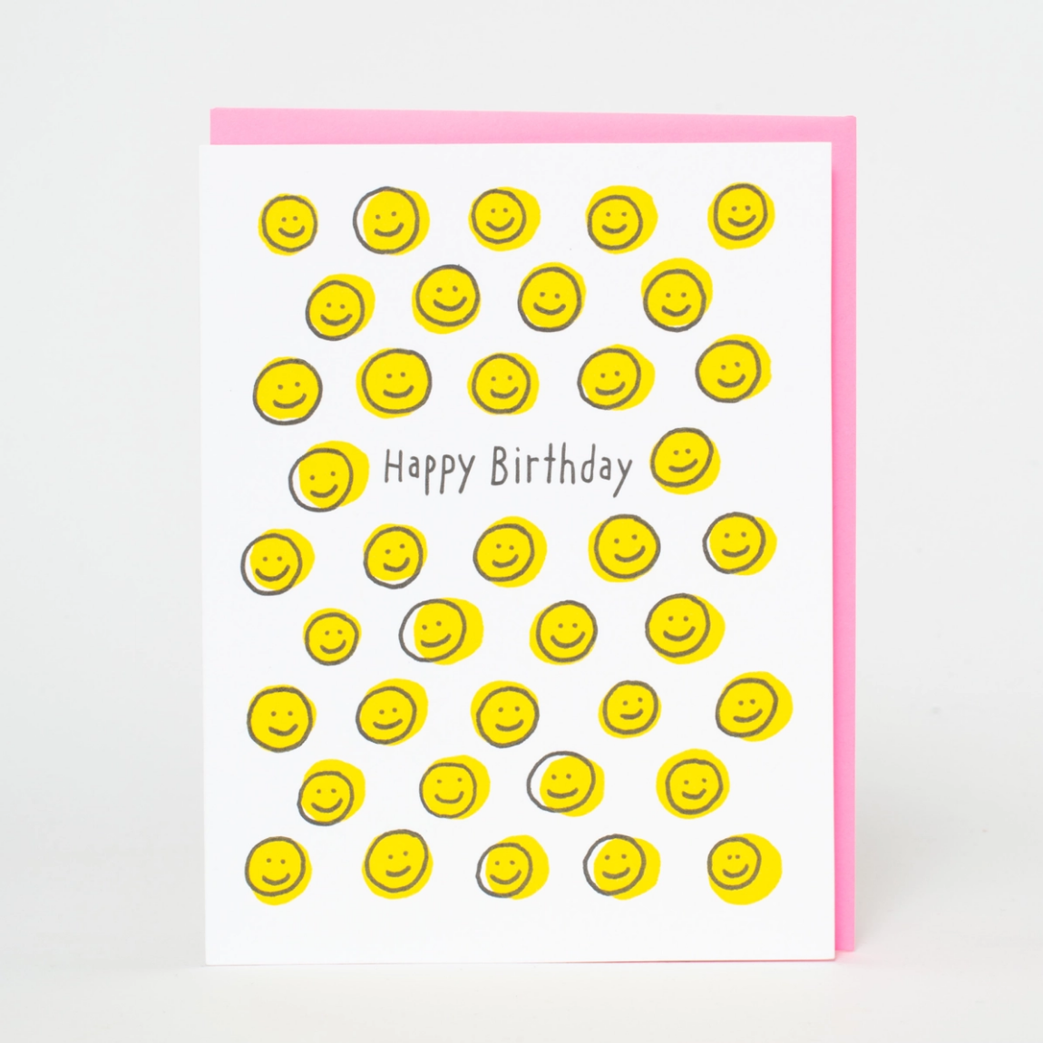 Ashkahn Happy Face Birthday Card