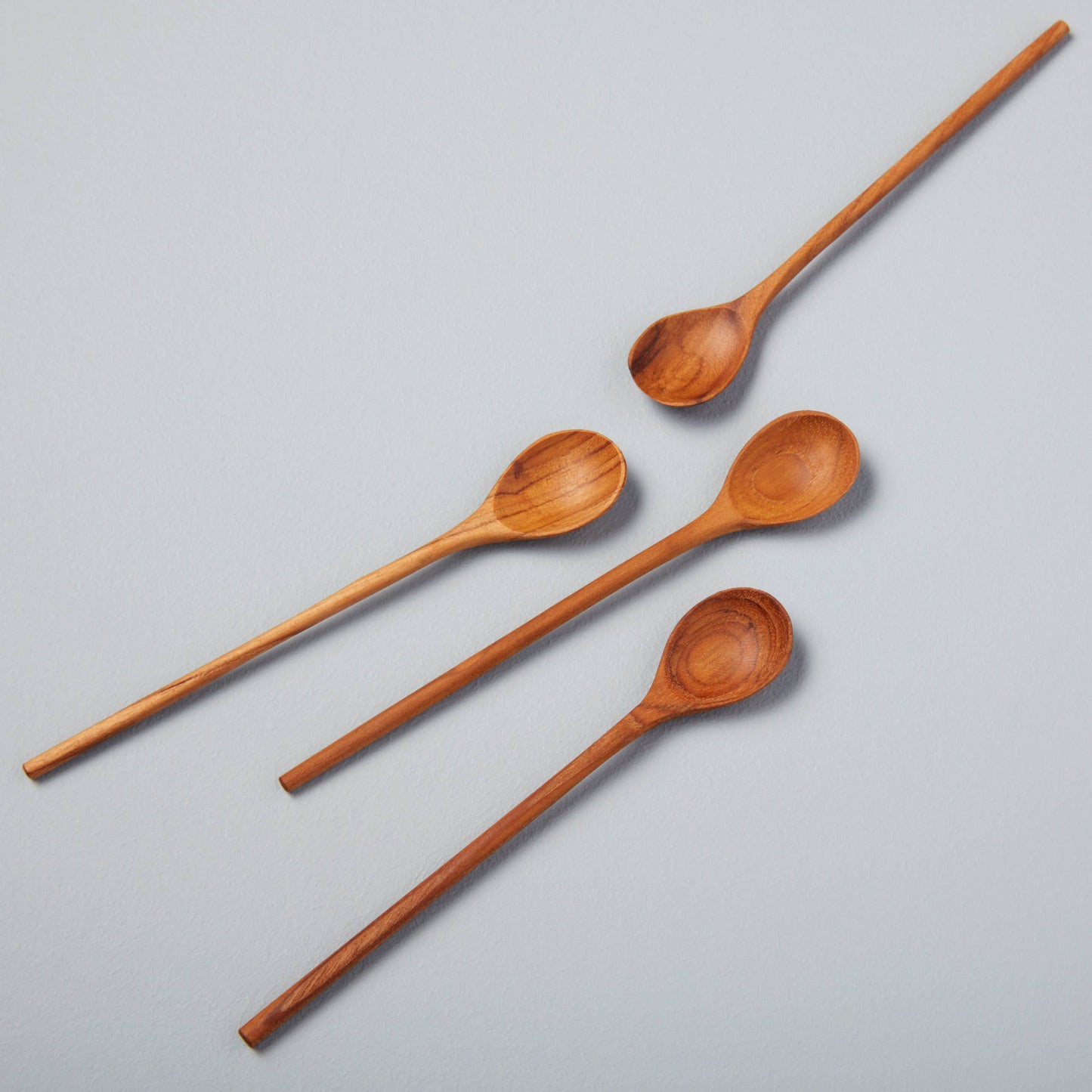 Teak Thin Spoons Set