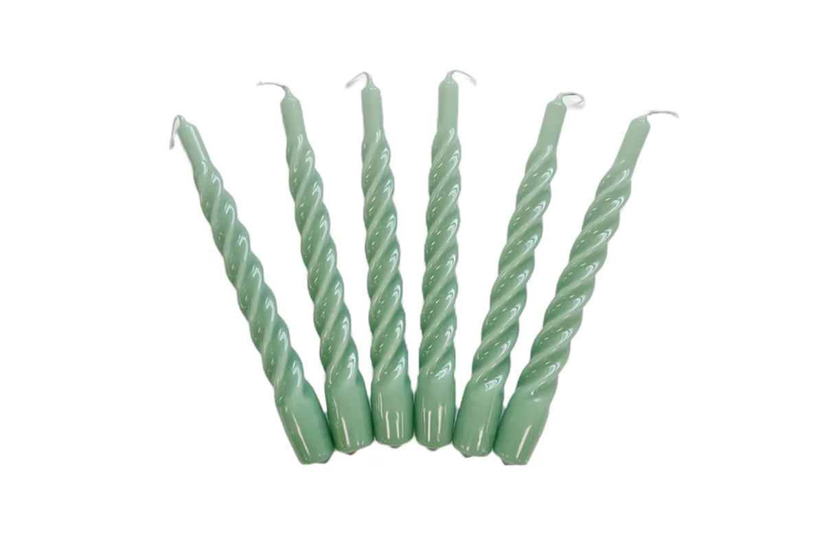 Lacquered Twisted Taper Candles