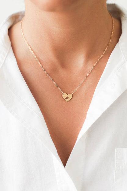 Israel At Heart Necklace