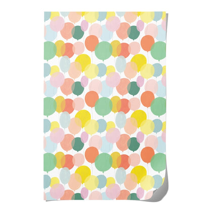 Birthday Balloons Wrapping Paper