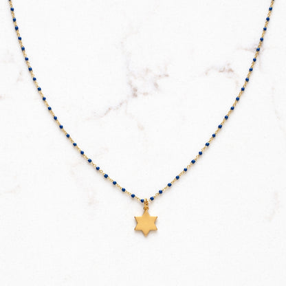 Jewish Spirit Beaded Charm Necklace - 2 Styles