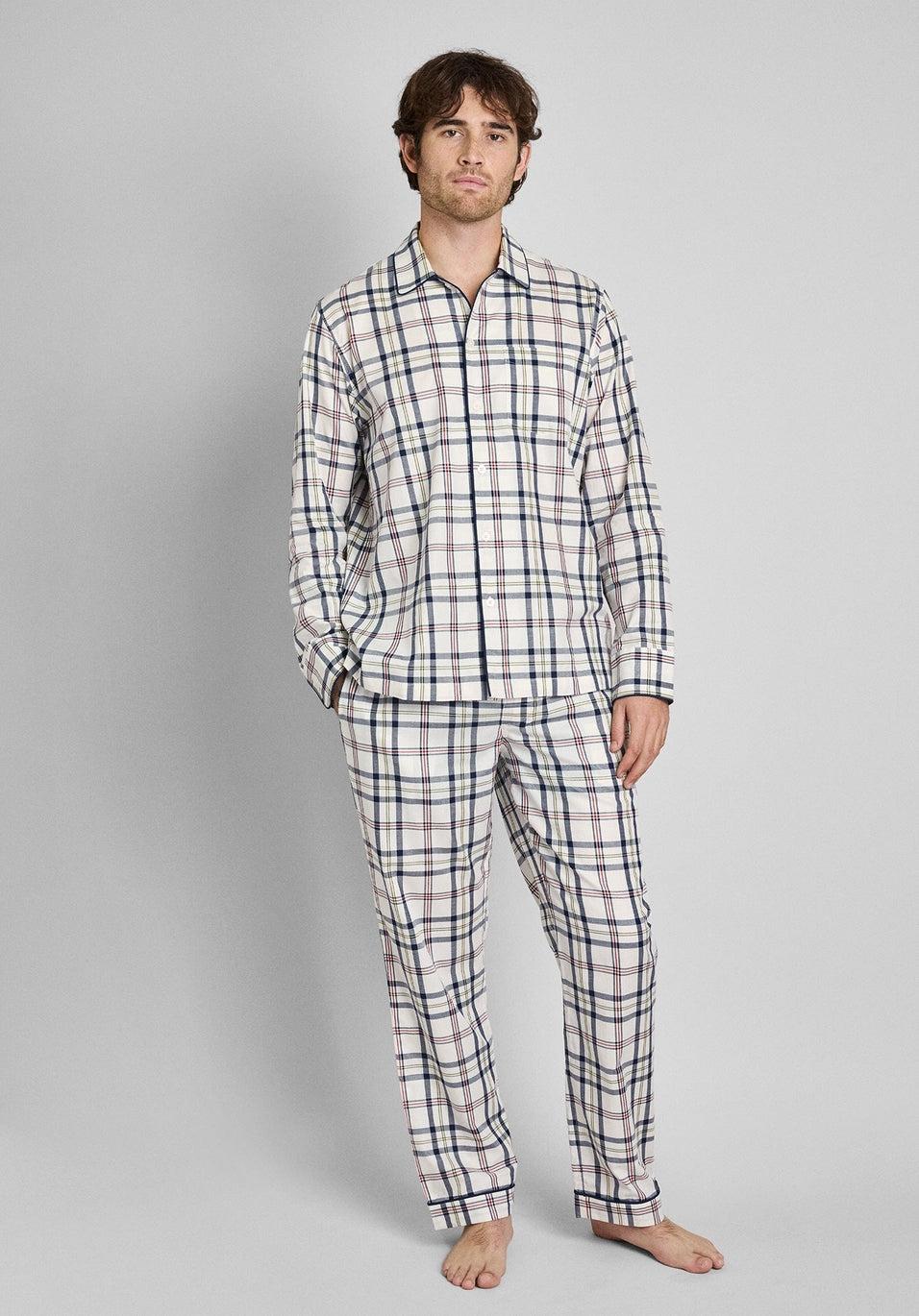 Henry Pajama Set in Madras Plaid