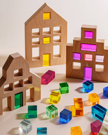 Riley City Building Blocks & Gems Set