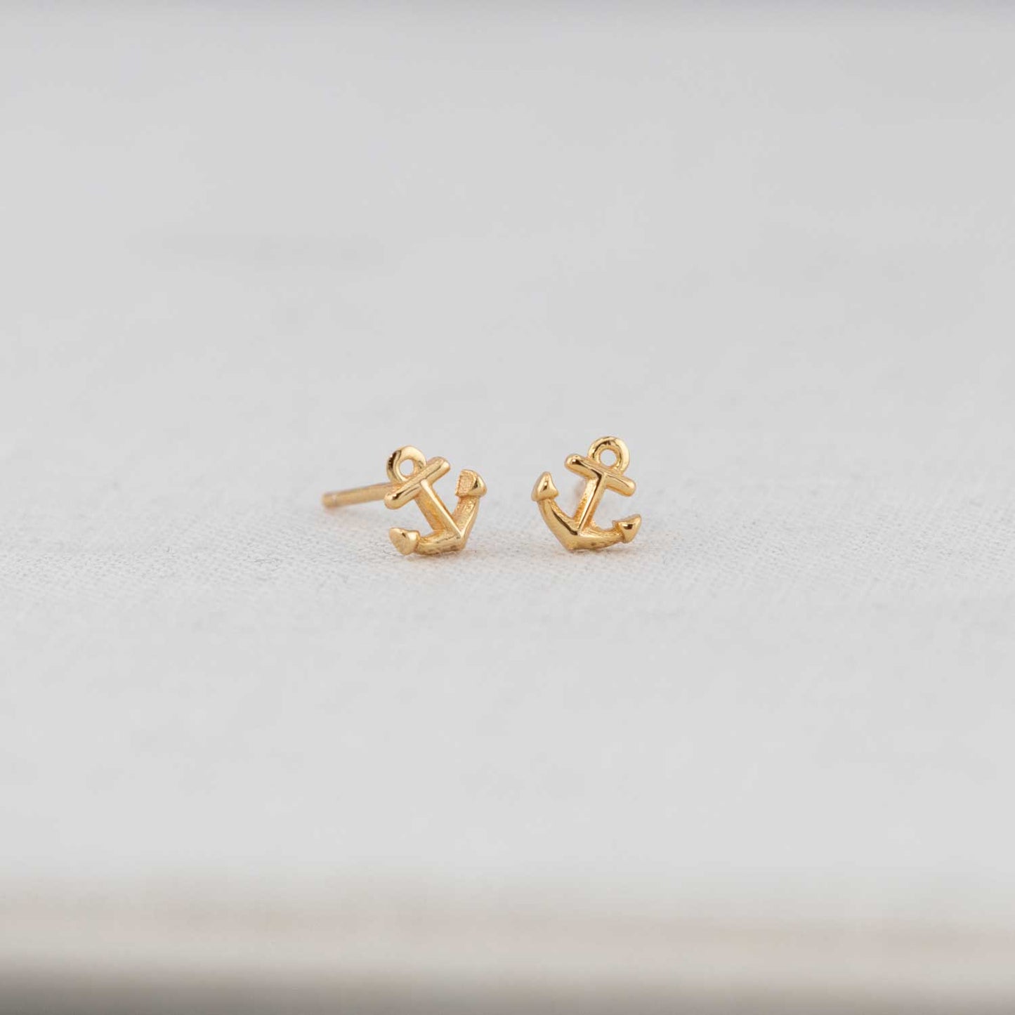 Anchor Stud Earrings