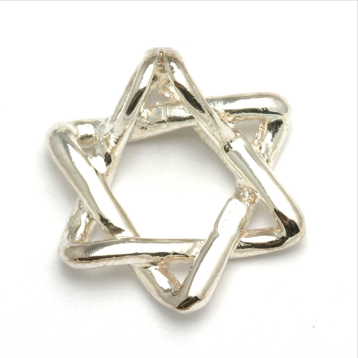 Sterling Silver Star of David Pendant Slide