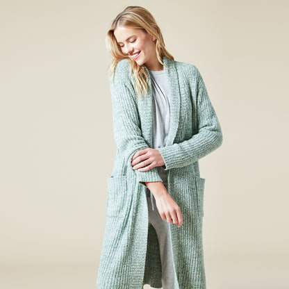 Heather Green Marshmallow Robe