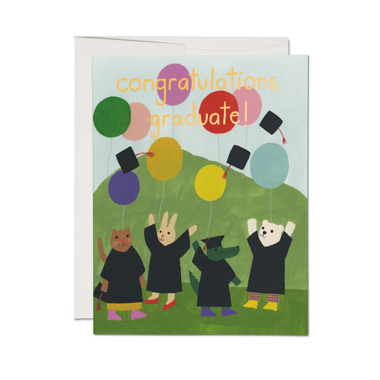Celebration Critters Graduation Card