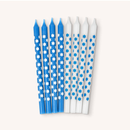 Star of David Chanukah Candles