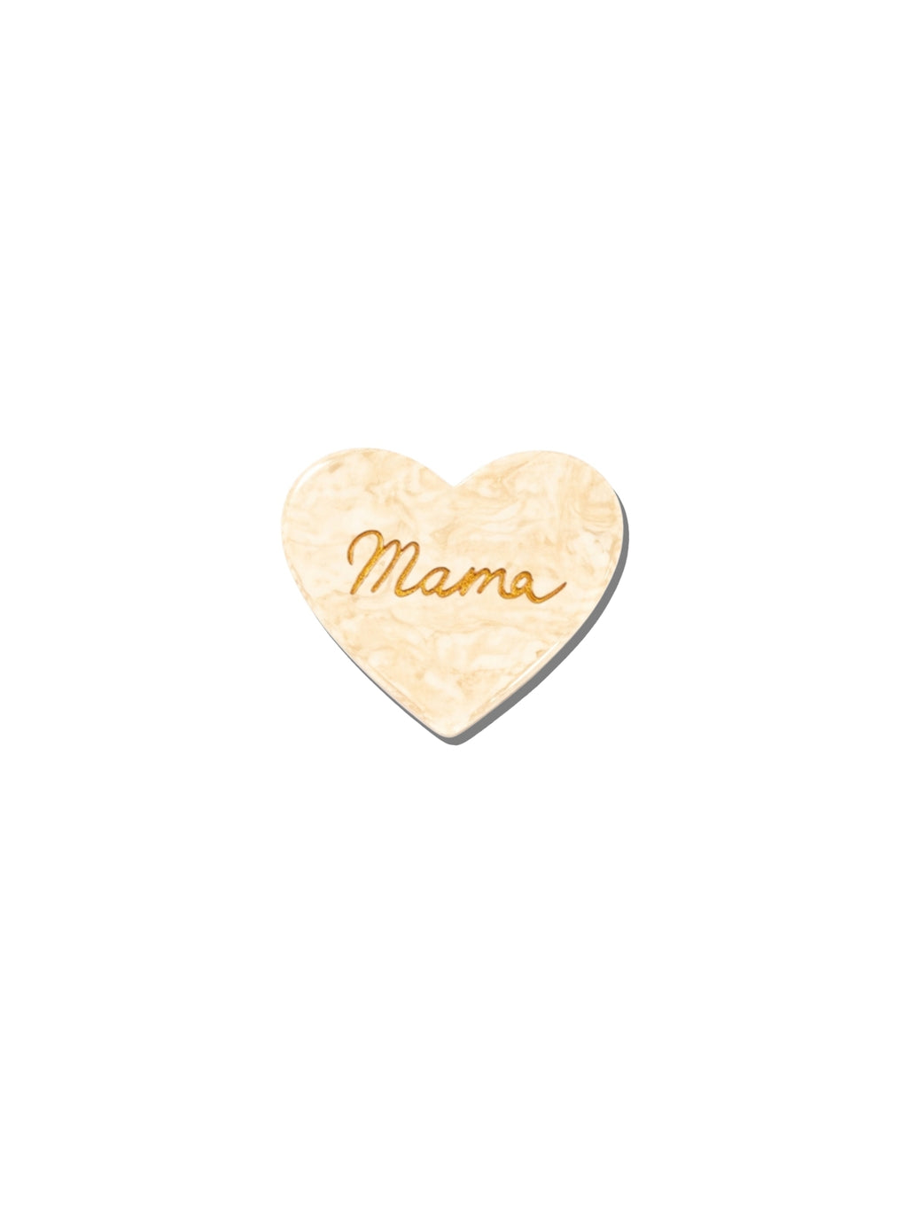 Mama Heart Brooch Pin