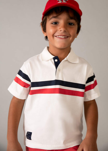 Color Stripes Polo Shirt