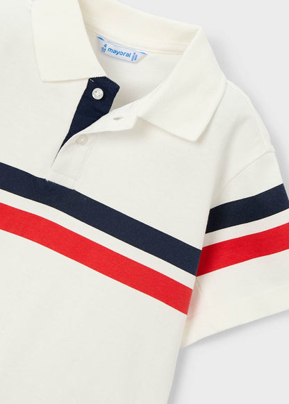 Color Stripes Polo Shirt