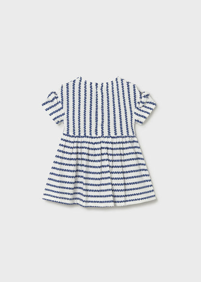 Striped Dress with Crossbody Bag
