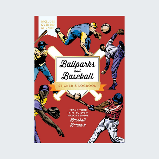 Ballparks and Baseball Sticker & Logbook