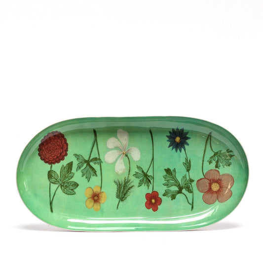 Festival of Flowers Oval Tray
