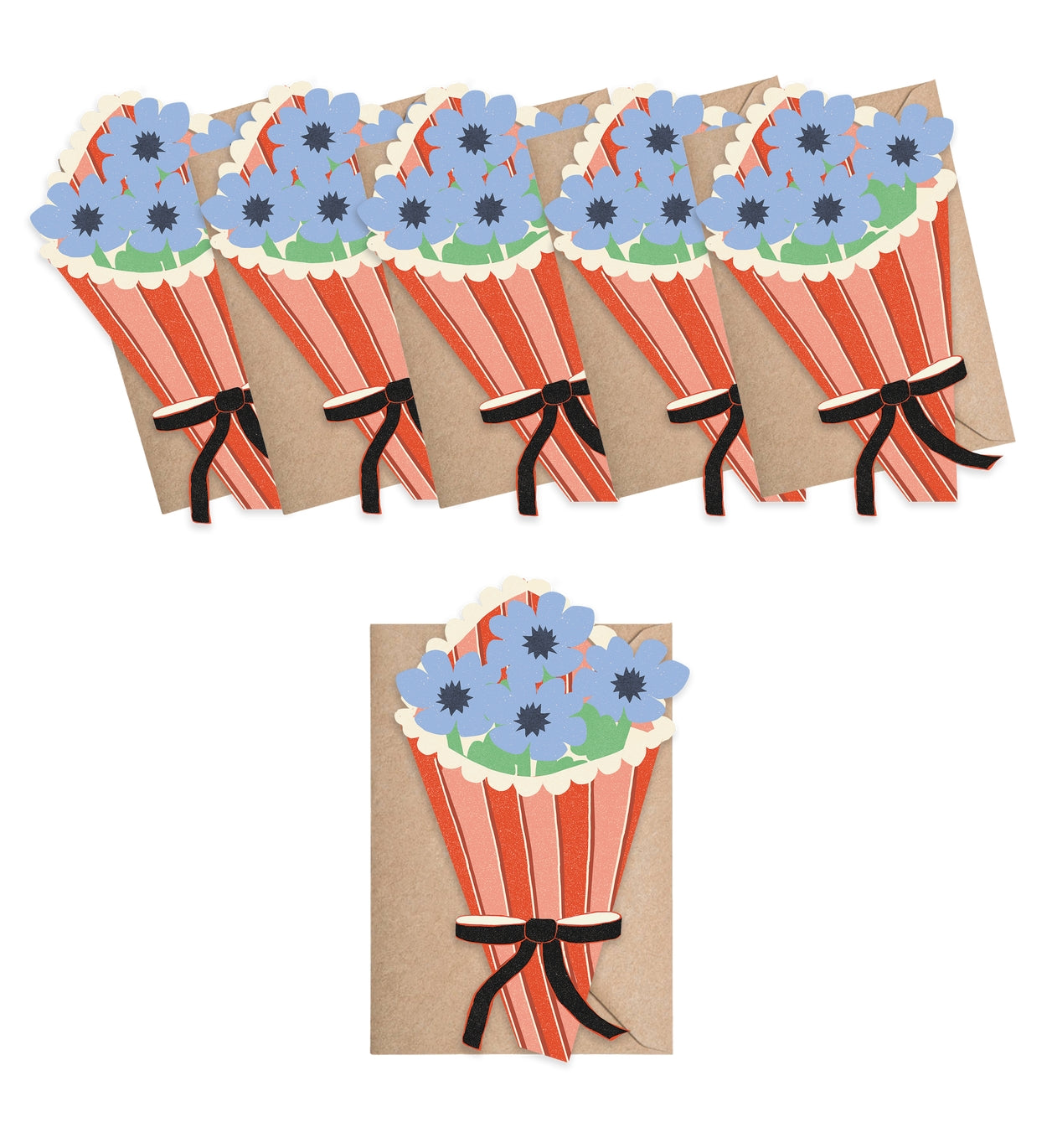 Flower Bouquet Mini Card Set