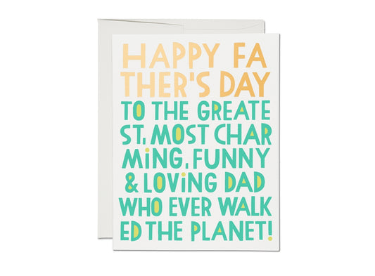 Most Charming Dad Card