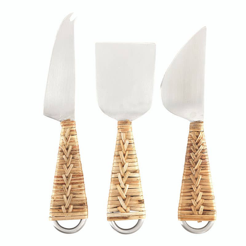 Face to Face Woven Cheese Knives