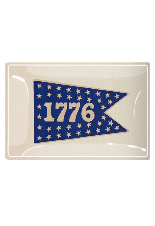 1776 Stars Heritage Decoupage Tray