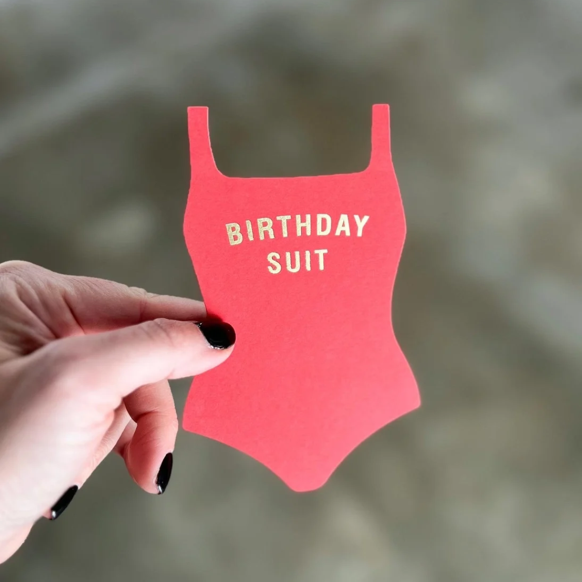 Birthday Suit Card