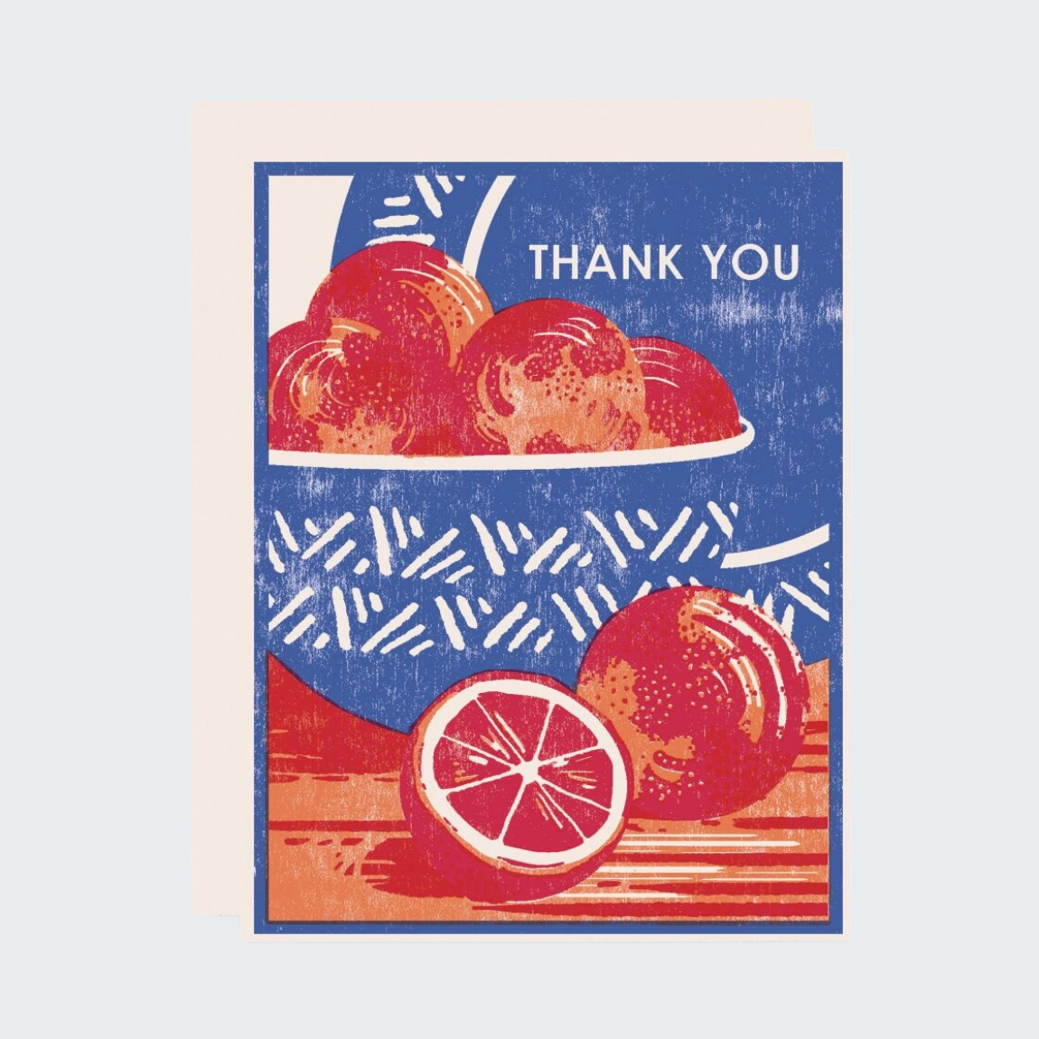 Blood Orange Thank You Card