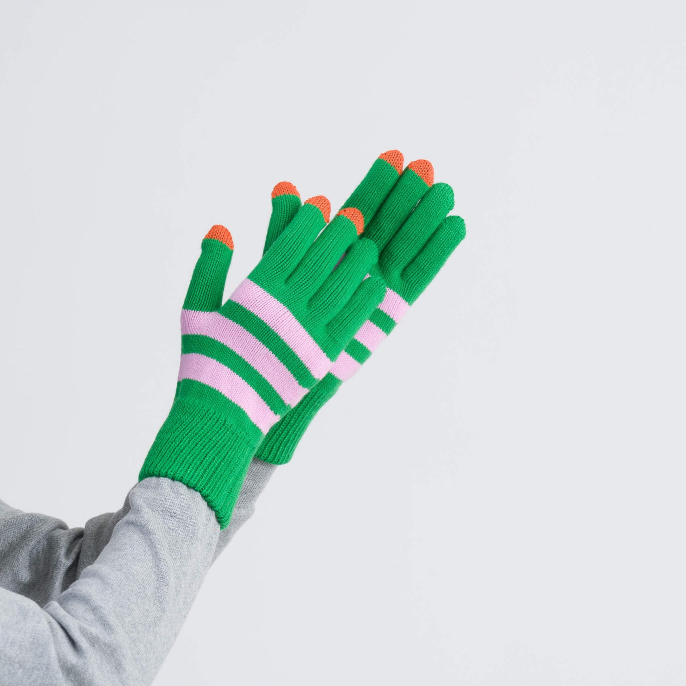 Stripes Touchscreen Gloves