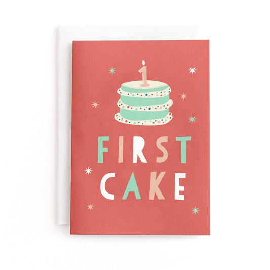 That First Cake Birthday Card
