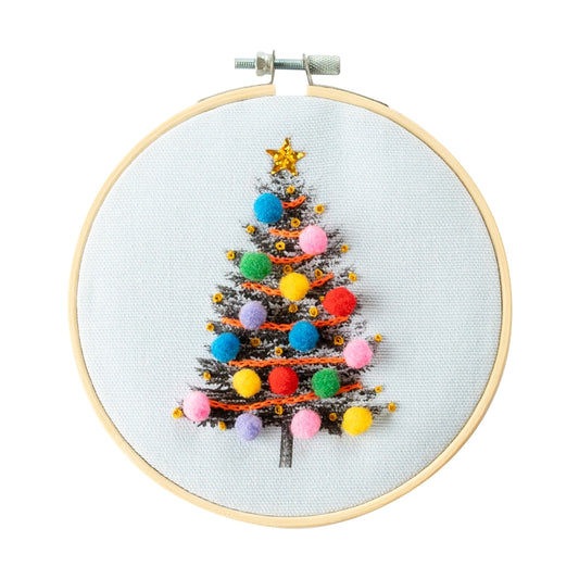 Christmas Tree Embroidery Kit