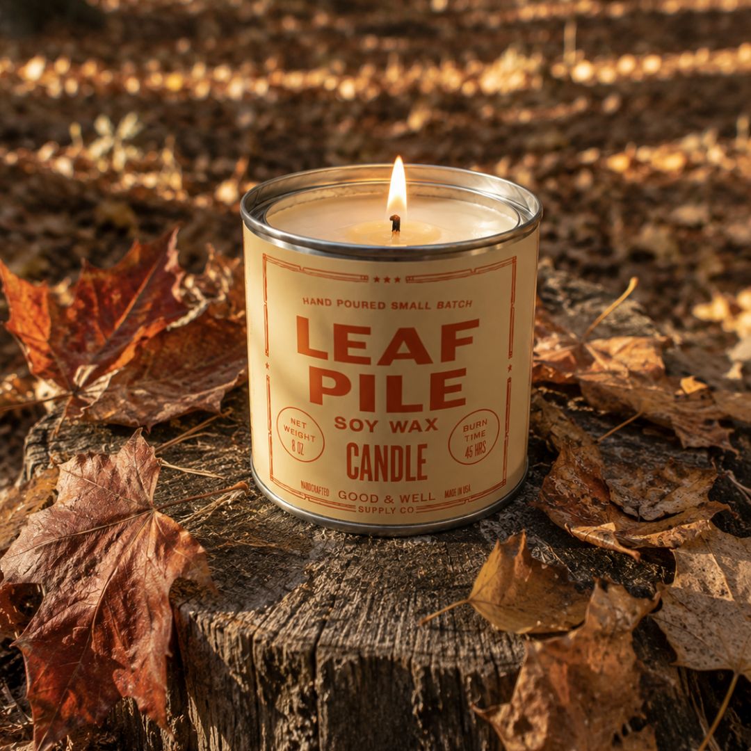 Leaf Pile Candle
