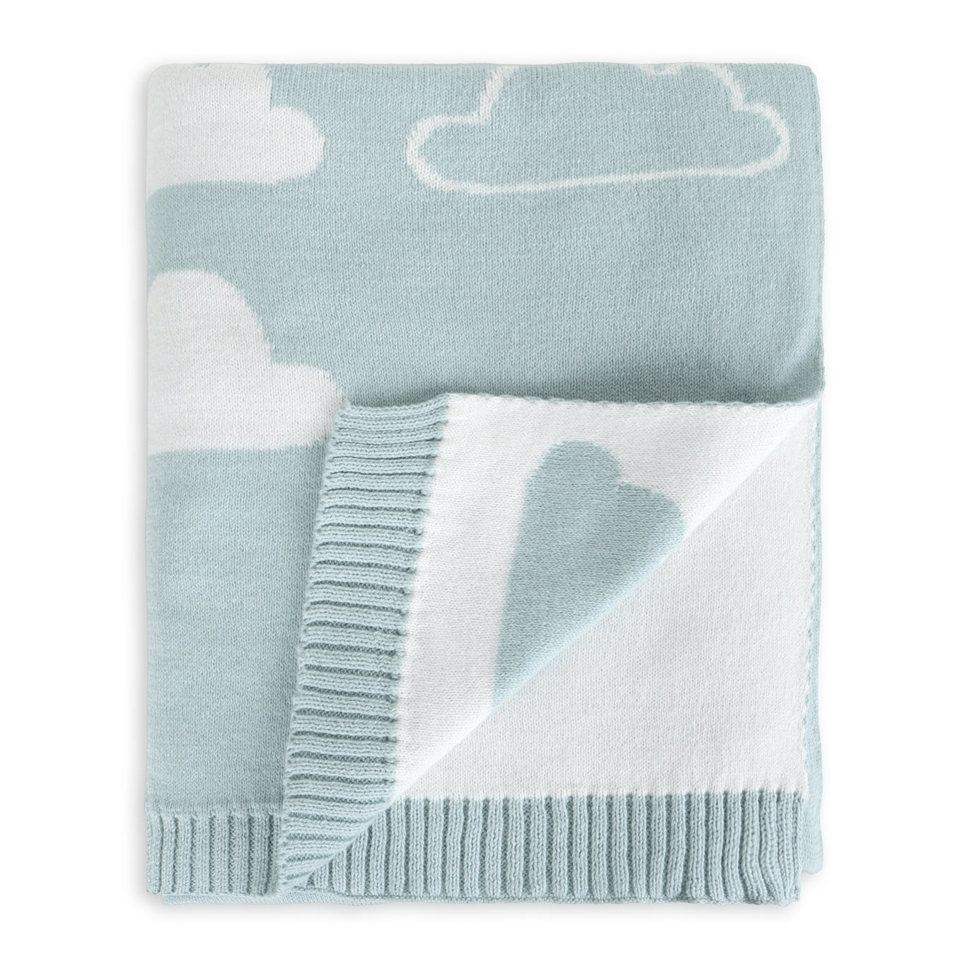 Cloud Reversible Baby Blanket