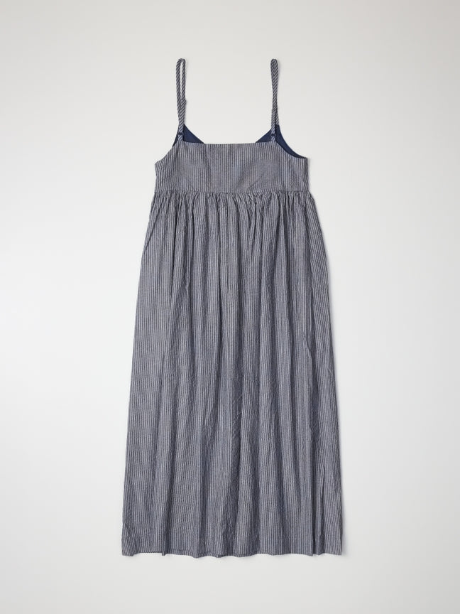 Ryland Striped Seersucker Dress