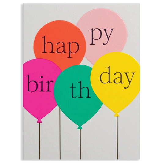 Birthday Balloons Card