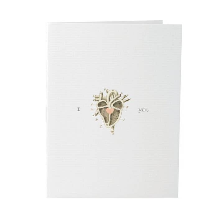 I Heart You Greeting Card