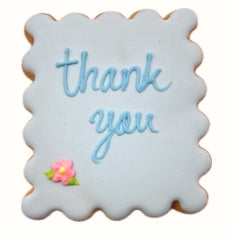 Thank You with Flower Cookie