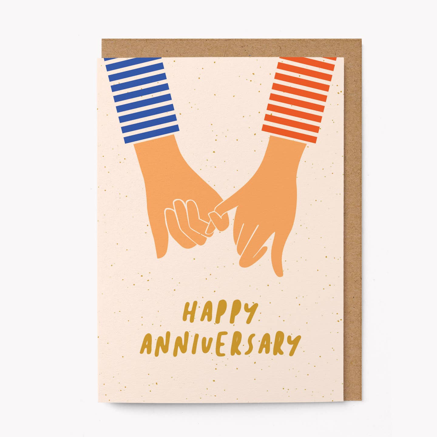 Holding Hands Happy Anniversary Card