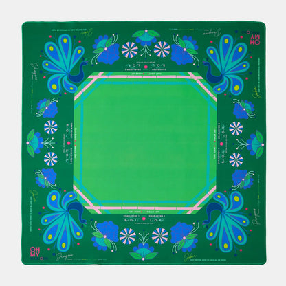 Birdie Green Mahjong Mat
