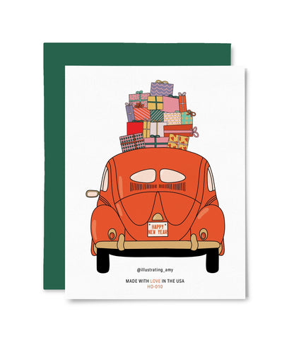 Holiday Beetle Card