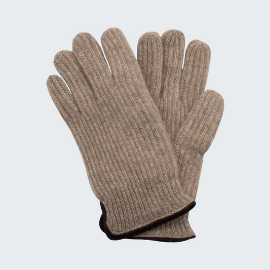 Cashmere Gloves with Suede Lining